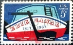 Stamps United States -  Intercambio 0,20 usd 5 cent. 1967