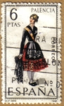 Stamps Spain -  PALENCIA - Trajes tipicos españoles