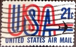 Stamps United States -  Intercambio 0,20 usd 21 cent. 1971
