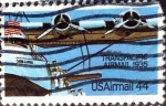Stamps United States -  Intercambio 0,25 usd 44 cent. 1985