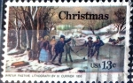 Stamps United States -  Intercambio 0,20 usd 13 cent. 1976