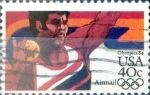Stamps United States -  Intercambio 0,40 usd 40 cent. 1983