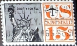 Stamps United States -  Intercambio 0,20 usd 15 cent. 1961