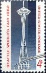 Stamps United States -  Intercambio 0,20 usd 4 cent. 1962