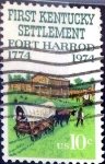 Stamps United States -  Intercambio js 0,20 usd 10 cent. 1974