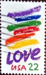 Stamps United States -  Intercambio 0,20 usd 22 cent. 1985