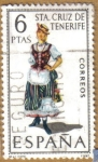 Stamps Spain -  STA. CRUZ DE TENERIFE - Trajes tipicos españoles