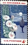 Stamps United States -  Intercambio m2b 0,20 usd 4 cent. 1962