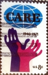 Stamps United States -  Intercambio 0,20 usd 8 cent. 1971