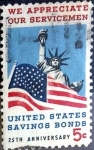 Sellos de America - Estados Unidos -  Intercambio 0,20 usd 5 cent. 1966