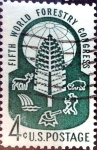 Stamps United States -  Intercambio 0,20 usd 4 cent. 1960