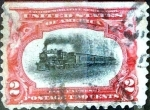 Sellos de America - Estados Unidos -  Intercambio 1,00 usd 2 cent. 1901