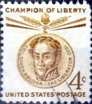 Stamps United States -  Intercambio 0,20 usd 4 cent. 1958