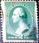 Stamps America - United States -  Intercambio 0,50 usd 2 cent. 1887