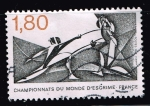 Stamps France -  Championnats du Monde D´esgrime