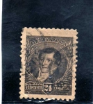 Stamps Argentina -  EFIGIE DEL GRAL MANUEL BELGRANO