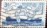 Stamps United States -  Intercambio cr5f 0,20 usd 3 cent. 1955