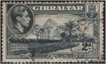 Stamps Europe - Gibraltar -  Cara norte del Peñón