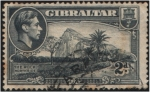 Stamps Gibraltar -  Cara norte del Peñón