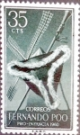 Sellos de Europa - Espaa -  Intercambio crxf2 0,50 usd 35 cent. 1960
