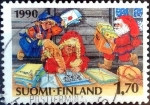 Sellos del Mundo : Europa : Finlandia : Intercambio crxf 0,20 usd 1,70 m. 1990