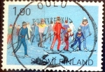 Stamps Finland -  Intercambio crxf 0,30 usd 1,90 m. 1989