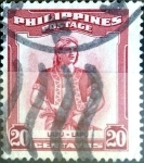Stamps : Asia : Philippines :  Intercambio 0,20 usd 20 cent. 1955