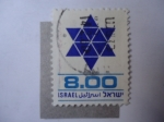 Sellos de Asia - Israel -  Estrella de David.
