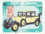 Stamps Cambodia -  coche de epoca- Rolls Royce