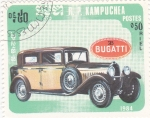 Stamps Cambodia -  coche de epoca- Bugatti