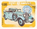 Stamps Cambodia -  coche de epoca- Mercedes Benz