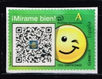 Stamps Spain -  Emoticones.  Mírame bien.
