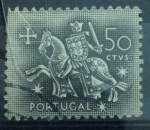Stamps Portugal -  caballero a caballo