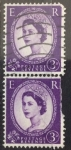 Sellos de Europa - Reino Unido -  Isabel II pre decimal machin