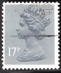 Stamps United Kingdom -  Isabel II decimal machin