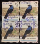 Stamps Philippines -  Asían fairy-bluebird