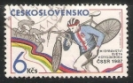Sellos de Europa - Checoslovaquia -  Campeonatos del Mundo UCI ciclocross 