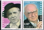 Stamps Spain -  Edifil  4959-60  Cine Español.  Tira con dos sellos