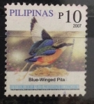 Sellos del Mundo : Asia : Filipinas : Blue-Winged Pitta