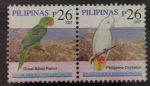 Sellos de Asia - Filipinas -  Pajaros