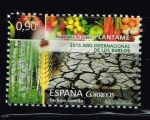 Stamps : Europe : Spain :  Edifil  4976  2015 Año Internacional de los suelos.  " Regenera el suelo: Plántame "  ( Contiene una
