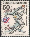 Stamps Czechoslovakia -  Ceskoslovenska spartakiada 1985