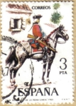 Stamps : Europe : Spain :  UNIFORMES - Regimiento de la Reina 1763