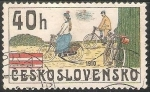 Sellos de Europa - Checoslovaquia -  Bicicleta modelo 1910