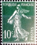 Sellos de Europa - Francia -  Intercambio 1,00 usd 10 cent. 1921
