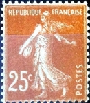 Stamps France -  Intercambio 0,20 usd 25 cent. 1927
