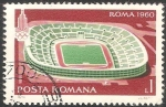 Sellos del Mundo : Europa : Rumania : Juegos Olímpicos de Roma 1960-estadio