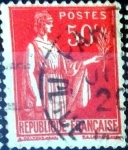 Sellos de Europa - Francia -  Intercambio 0,25 usd 50 cent. 1932