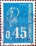 Sellos de Europa - Francia -  Intercambio 0,20 usd 45 cent. 1971