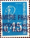 Stamps France -  Intercambio 0,20 usd 45 cent. 1971